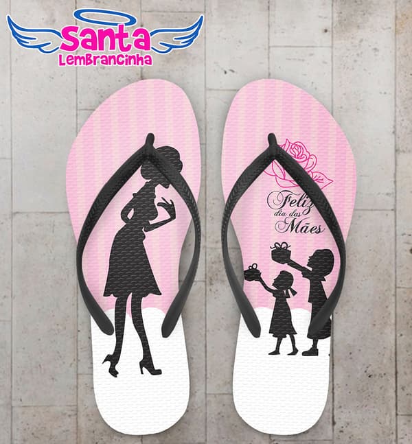 Chinelo Dia das Mães Personalizado COD 3342