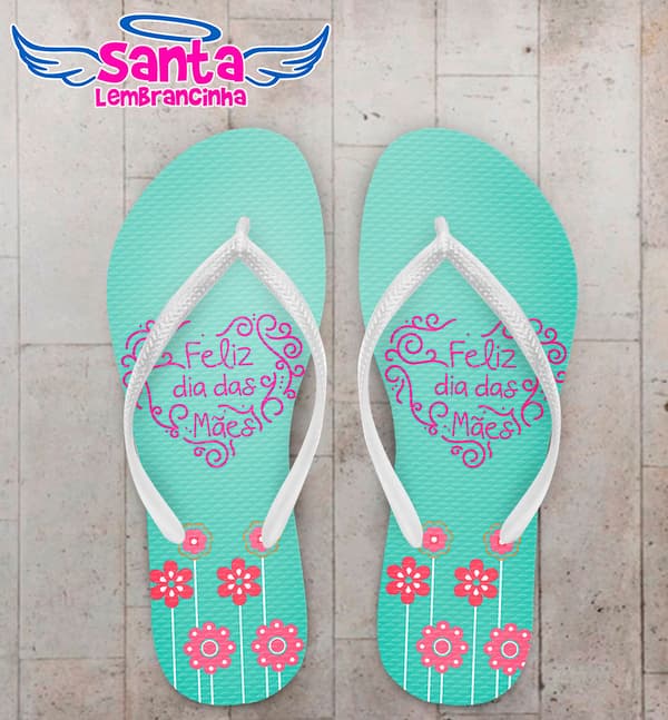 Chinelo Dia das Mães Personalizado COD 3347