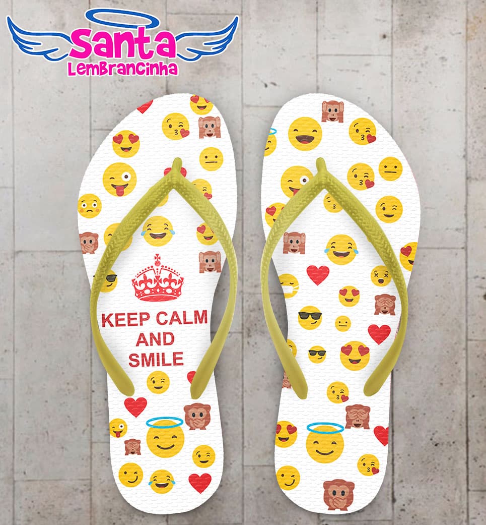 Chinelo Infantil Emoticons COD 3407