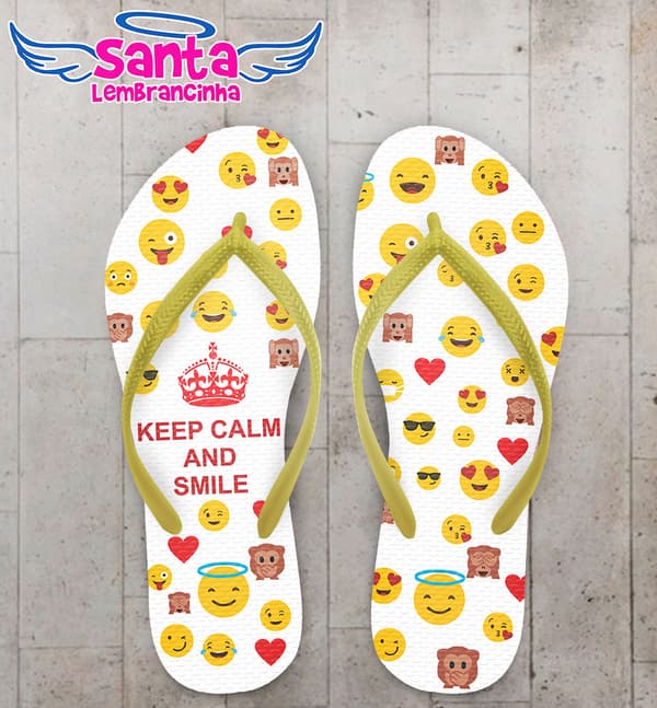 Chinelo Infantil Emoticons COD 3407
