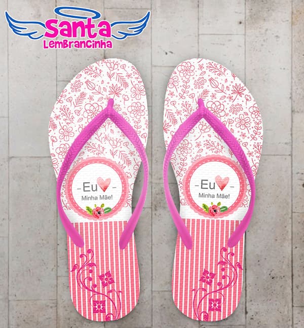 Chinelo Dia das Mães Personalizado COD 3348