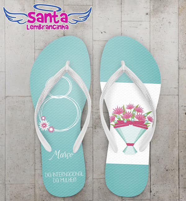 Chinelo Dia da Mulher COD 3322