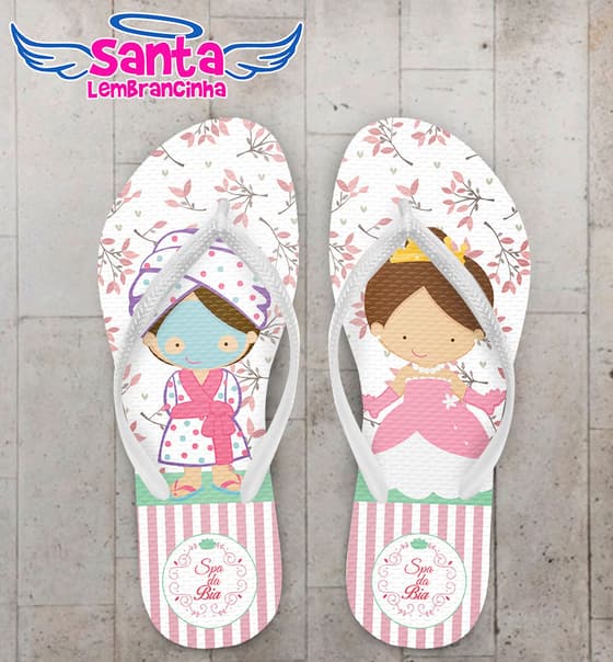 Chinelo Infantil Spa Festa do Pijama COD 3557