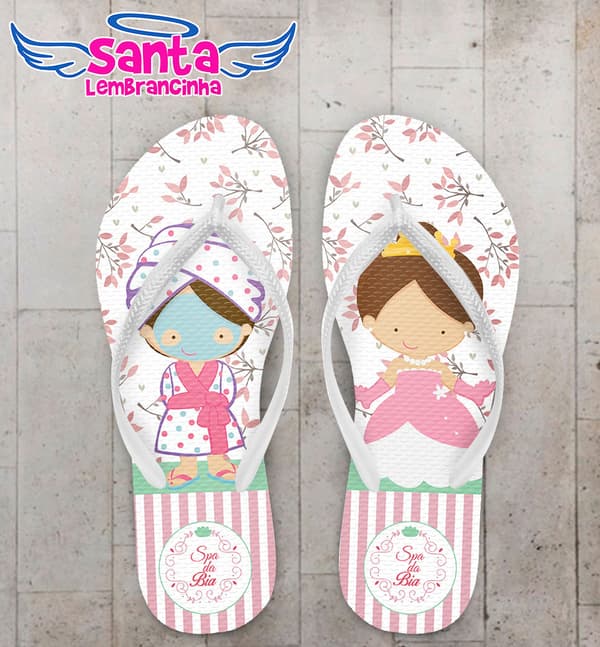 Chinelo Infantil Spa Festa do Pijama COD 3557