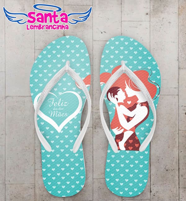 Chinelo Personalizado Dia das Mães COD 3356