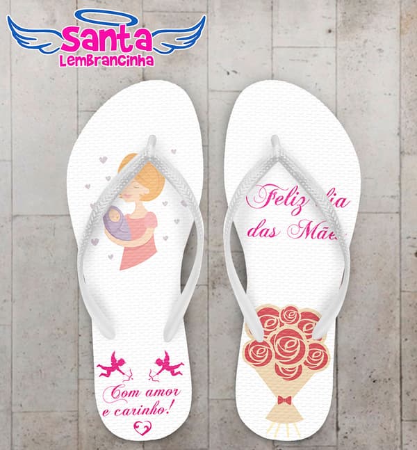 Chinelo Dia das Mães Personalizado COD 3358