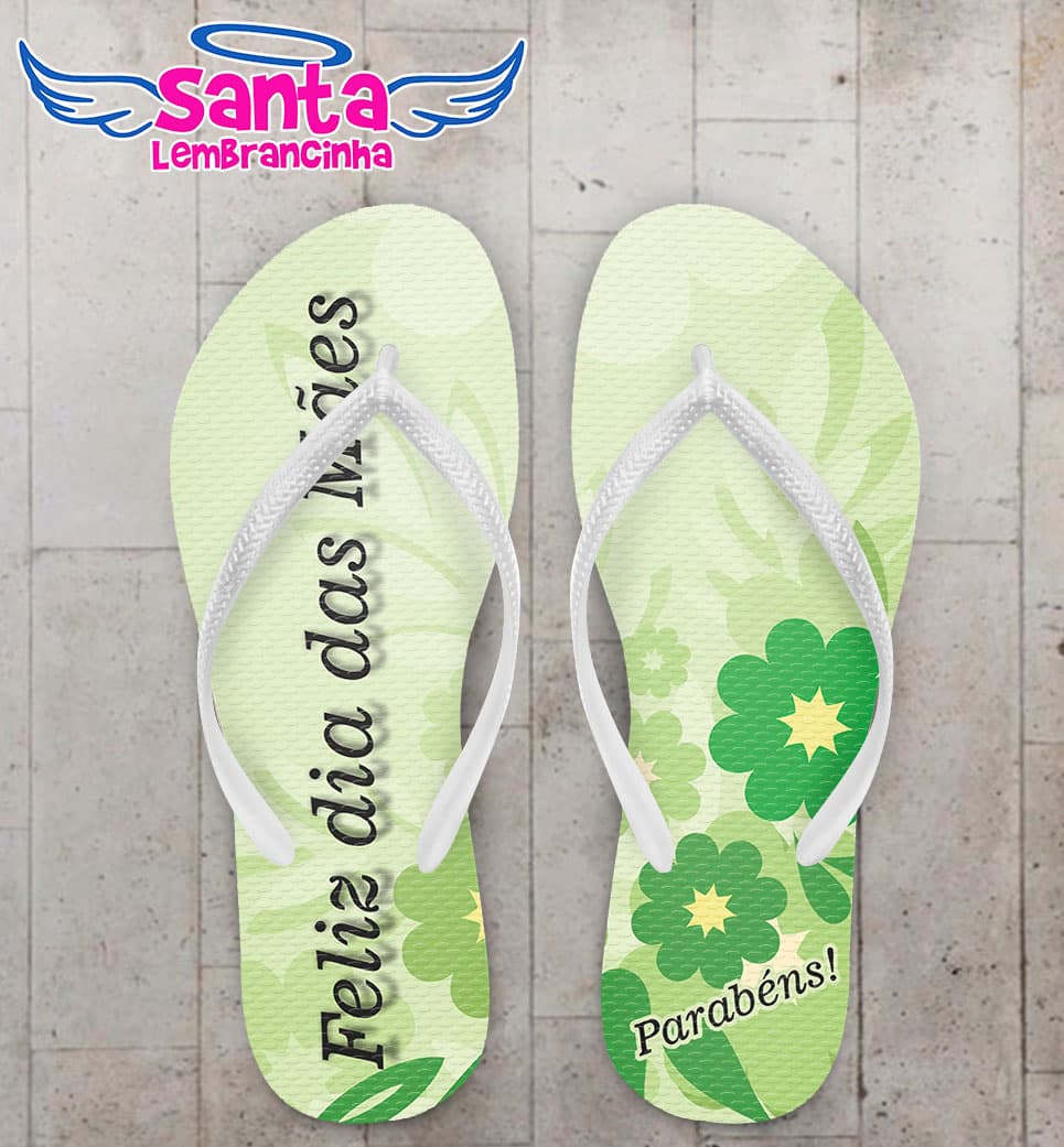 Chinelo Dia das Mães Personalizado COD 3367