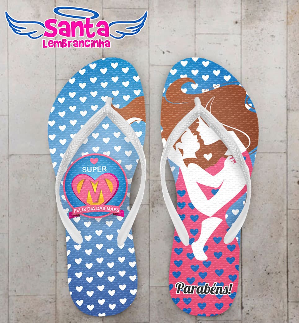 Chinelo Dia das Maes COD 3380
