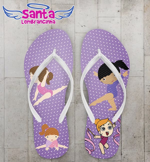 Chinelo Infantil Ginastica Artística COD 3485