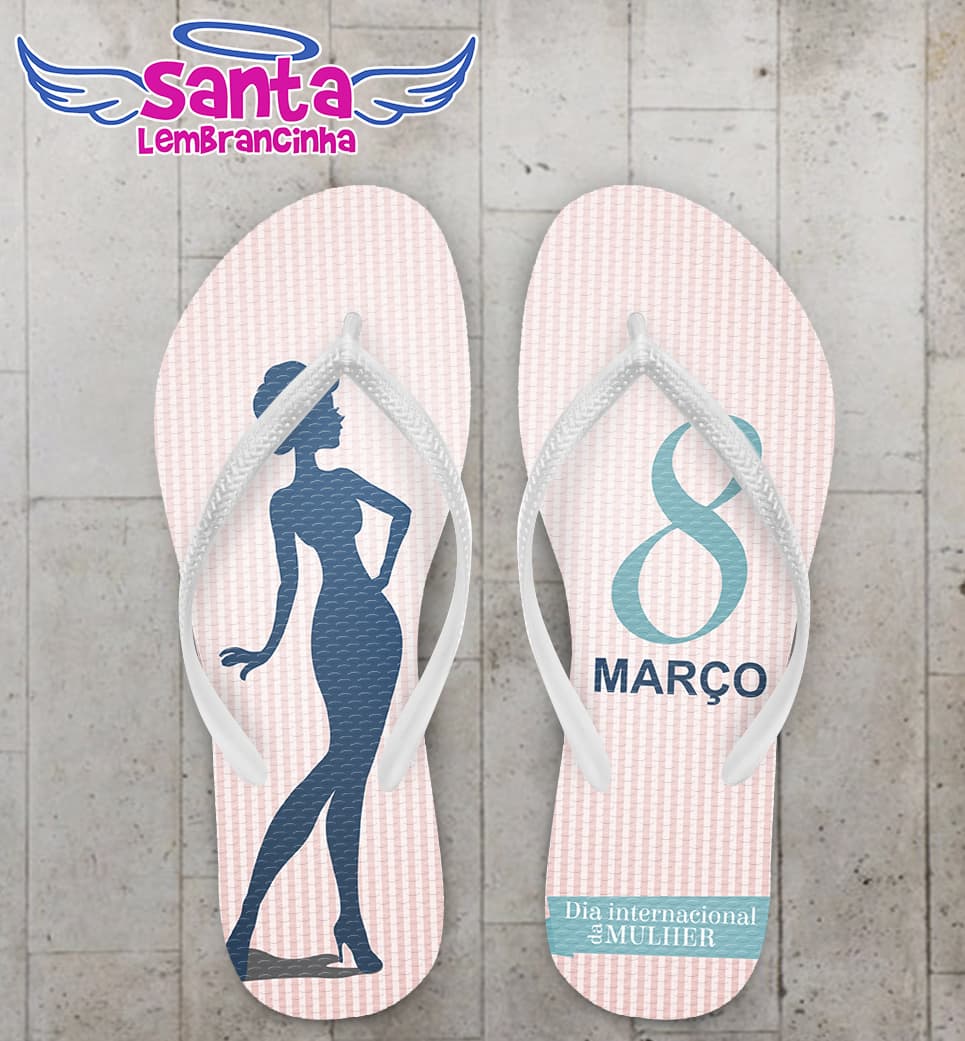 Chinelo Dia da Mulher COD 3321