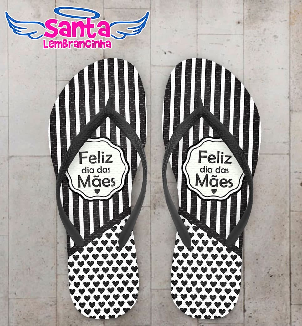 Chinelo Personalizado Dia das Mães COD 3357