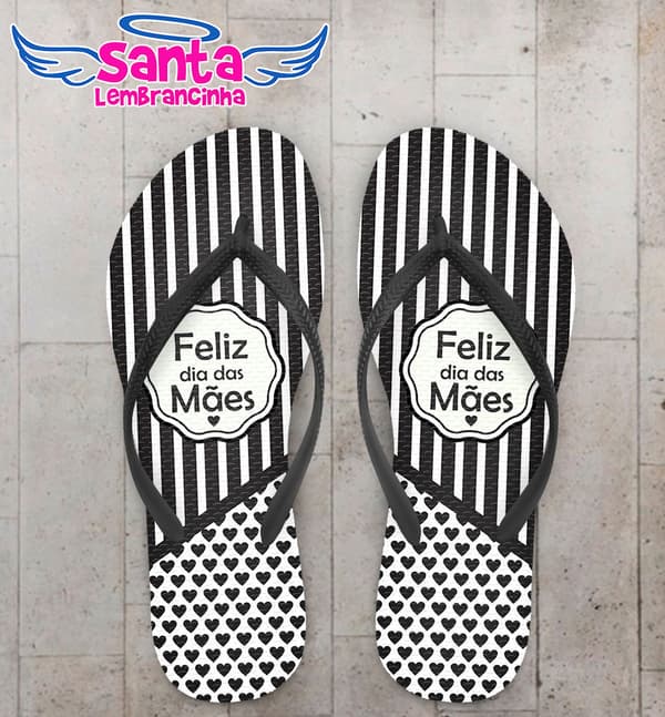 Chinelo Personalizado Dia das Mães COD 3357