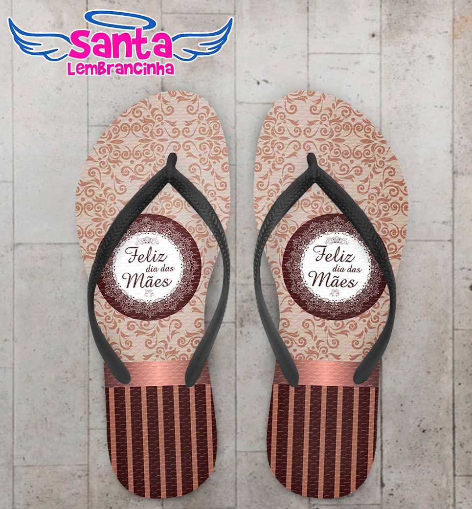 Chinelo Dia das Mães Personalizado COD 3364