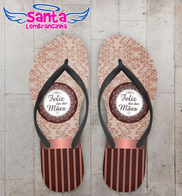 Chinelo Dia das Mães Personalizado COD 3364