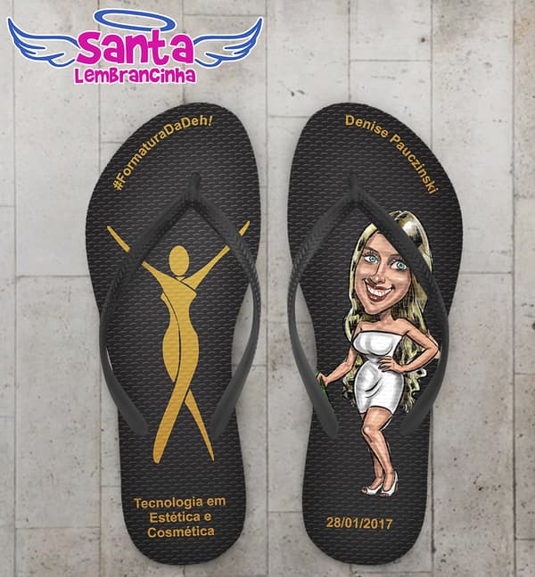 Chinelo Formatura Cosmética e Estética COD 3435