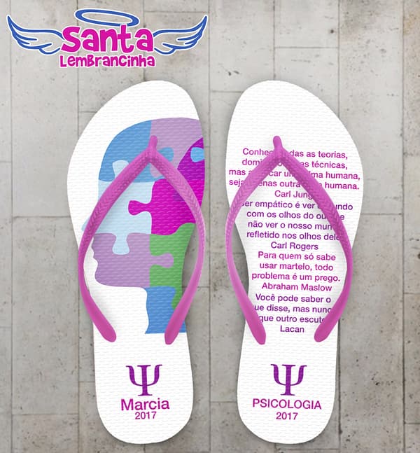 Chinelo Psicologia Frases COD 3491