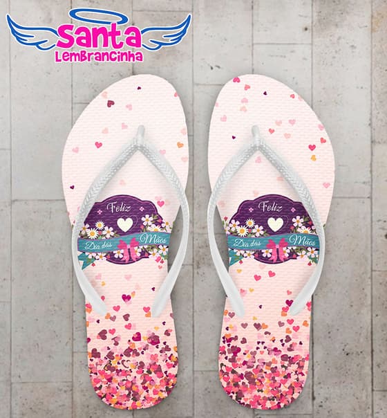 Chinelo Dia das Mães Personalizado COD 3345