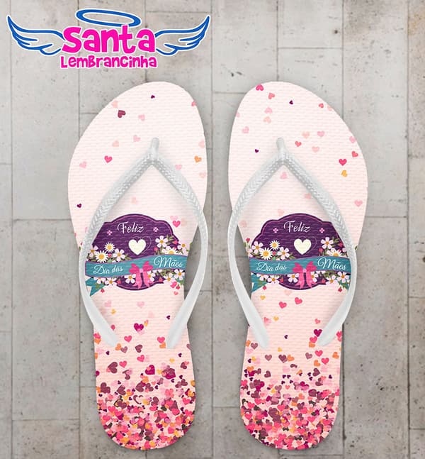 Chinelo Dia das Mães Personalizado COD 3345