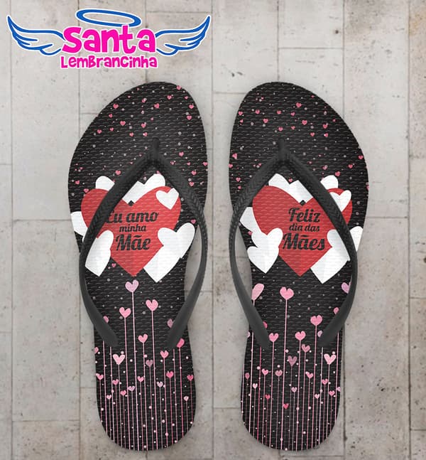 Chinelo Personalizado Dia das Mães COD 3352