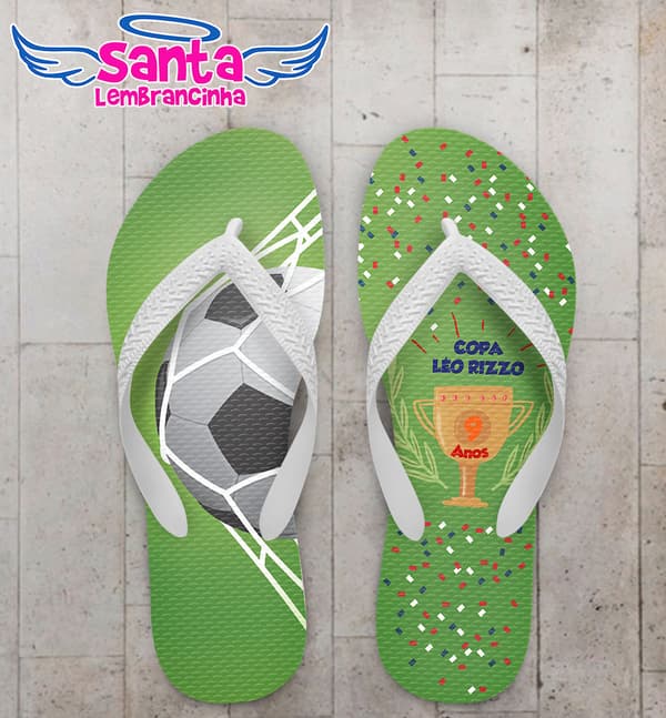 Chinelo Infantil Futebol Copa do Mundo COD 3695