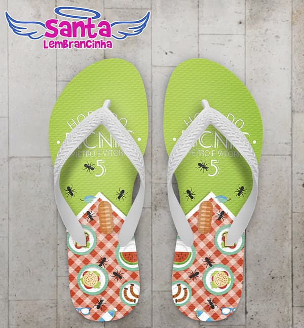 Chinelo Infantil Piquenique COD 3684