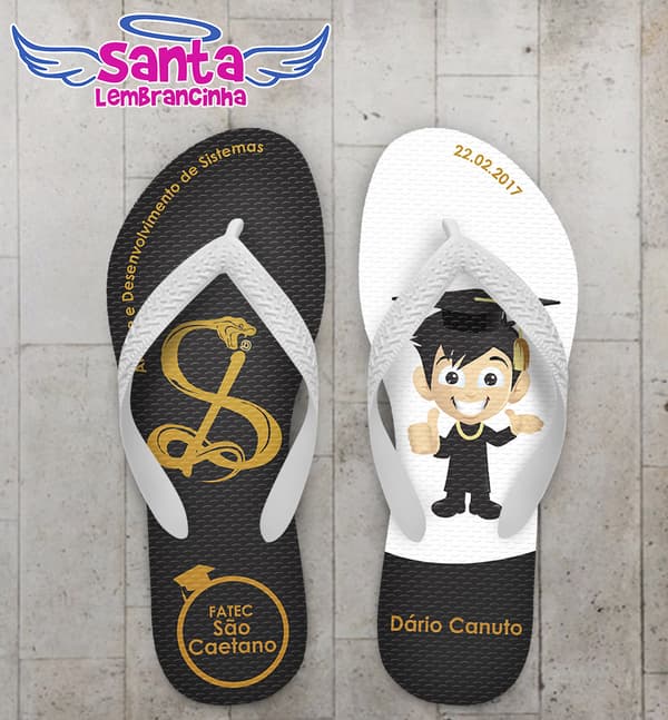 Chinelo Formatura Análise de Sistemas COD 3630