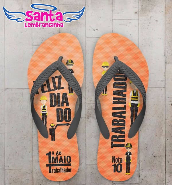 Chinelo Dia do Trabalhador- Engenheiro COD 3747