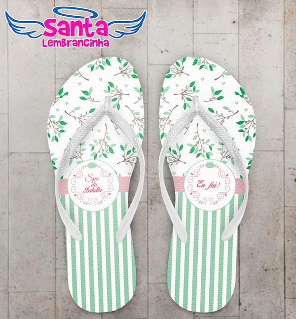 Chinelo Infantil Spa, Verde COD 3710