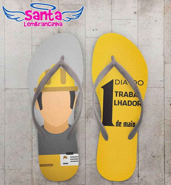 Chinelo Dia do Trabalhador Engenheiro COD 3734
