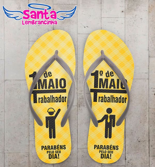 Chinelo Dia do Trabalhador Empresario COD 3748