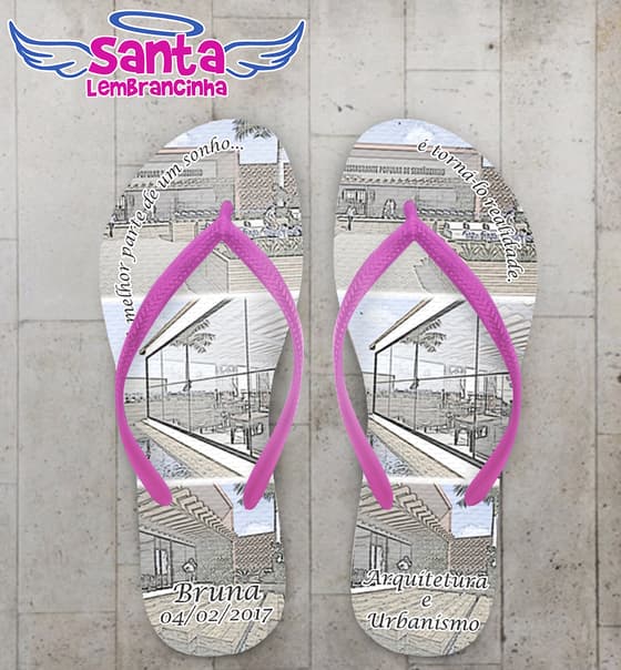 Chinelo Formatura Arquitetura Projeto COD 3652