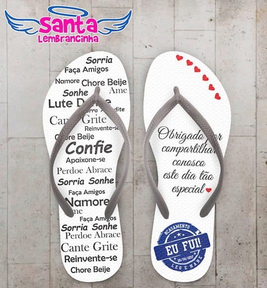 Chinelo Casamento Especial COD 3966