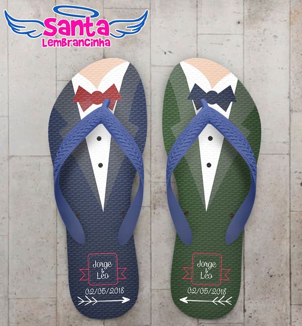 Chinelo Casamento Gay, Ternos COD 4050