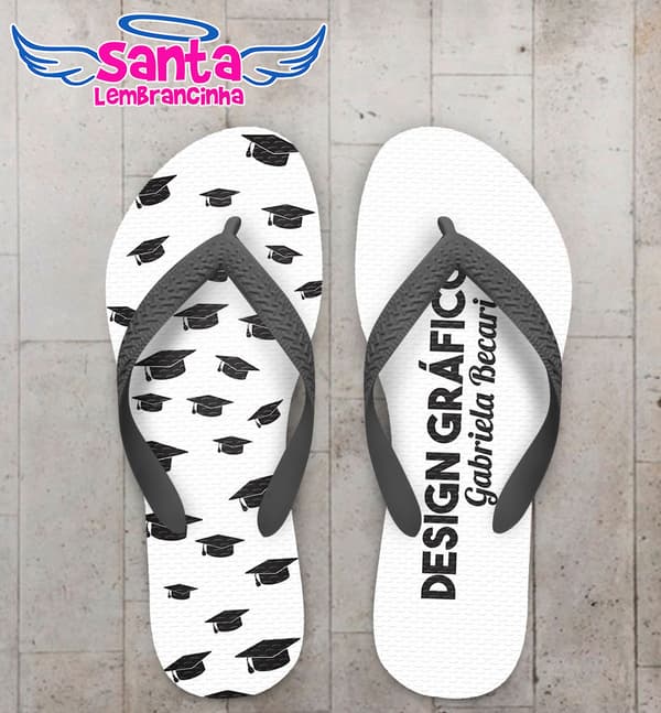 Chinelo Formatura, Designer Gráfico COD 4010
