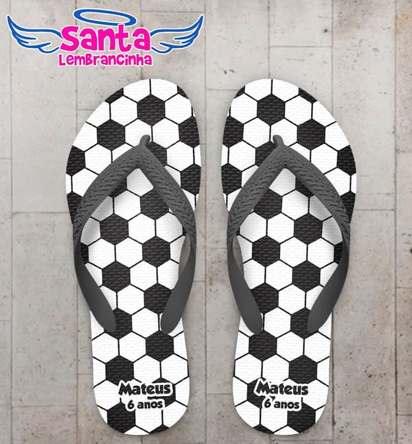 Chinelo Infantil Bola de Futebol COD 3935