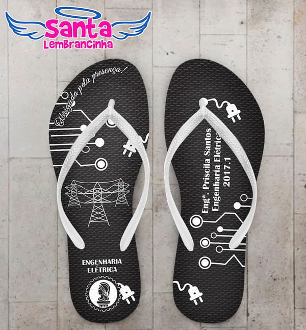 Chinelo Formatura Engenharia Elétrica COD 4013
