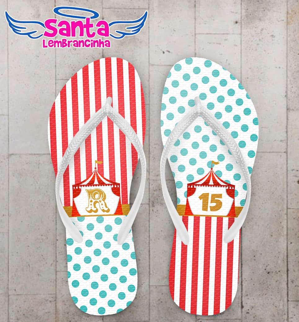 Chinelo 15 Anos Debutante Circo COD 4037