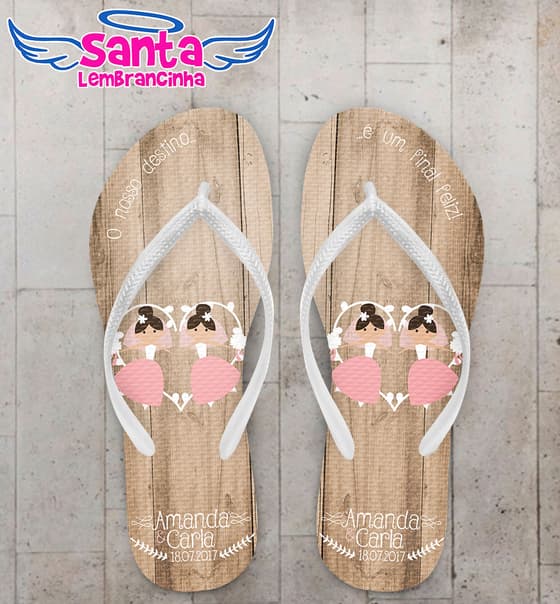 Chinelo Casamento LGBT, Noivas COD 4047