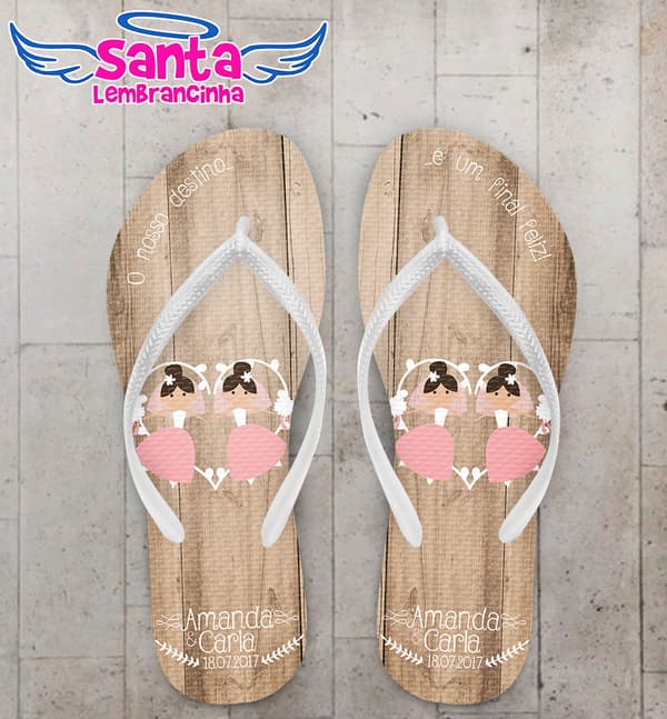 Chinelo Casamento LGBT, Noivas COD 4047