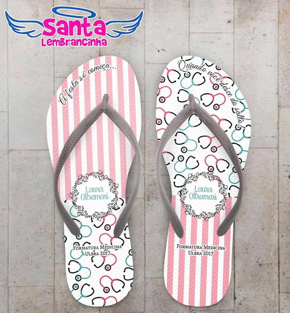 Chinelo Formatura Medicina, Doutora COD 4027