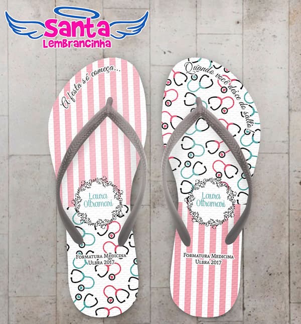 Chinelo Formatura Medicina, Doutora COD 4027