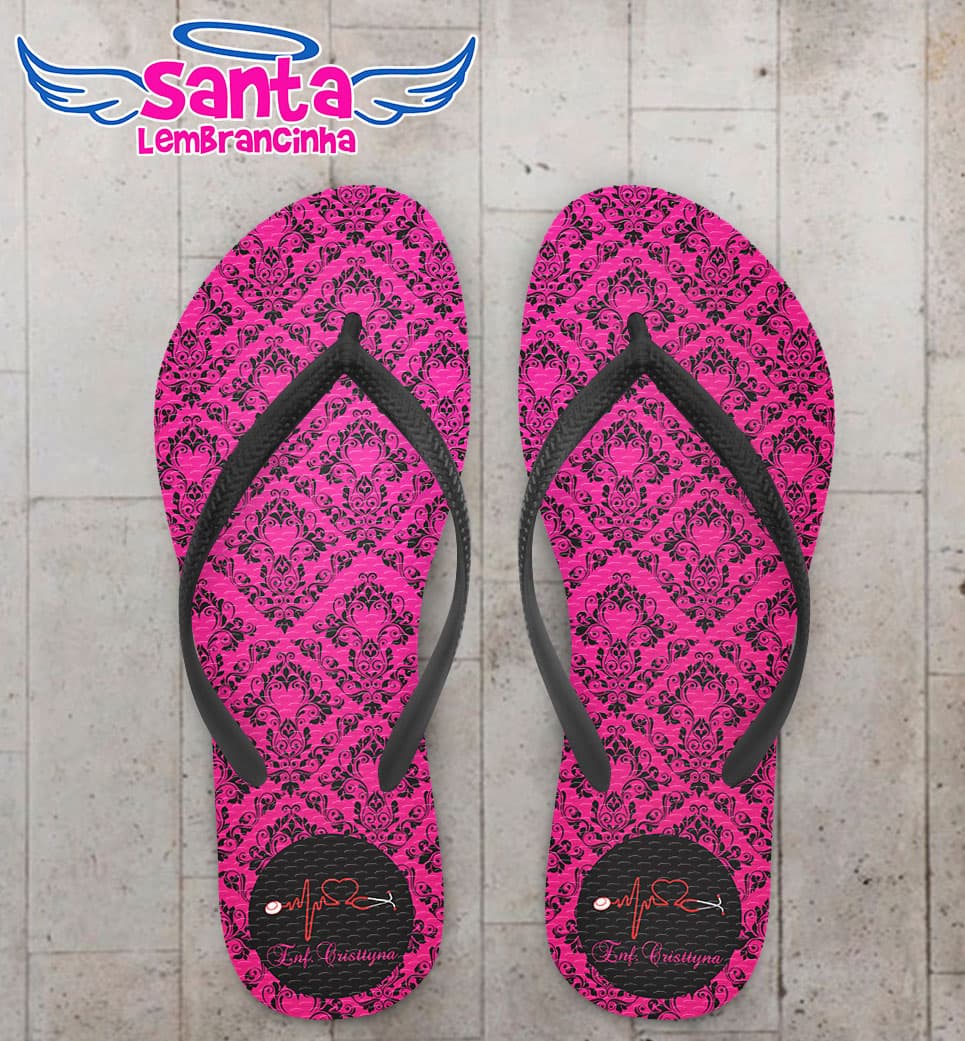 Chinelo Formatura Enfermagem, Enfermeira COD 4012