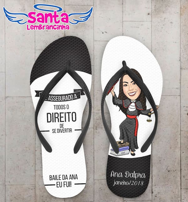 Chinelo Baile de Formatura Direito COD 4019