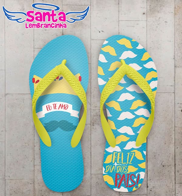 Chinelo Dia dos pais Coroa, Rei COD 5086