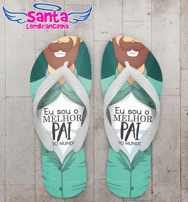 Chinelo Dia dos pais, melhor pai do mundo COD 5052