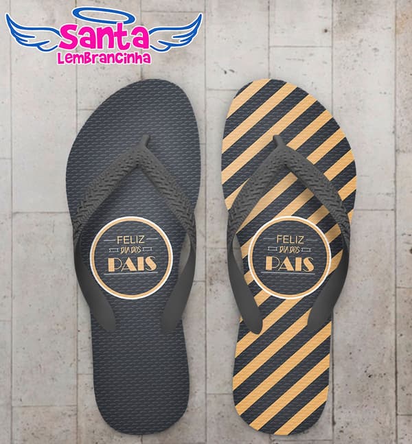 Chinelo Brinde Dia dos pais Personalizado COD 5093