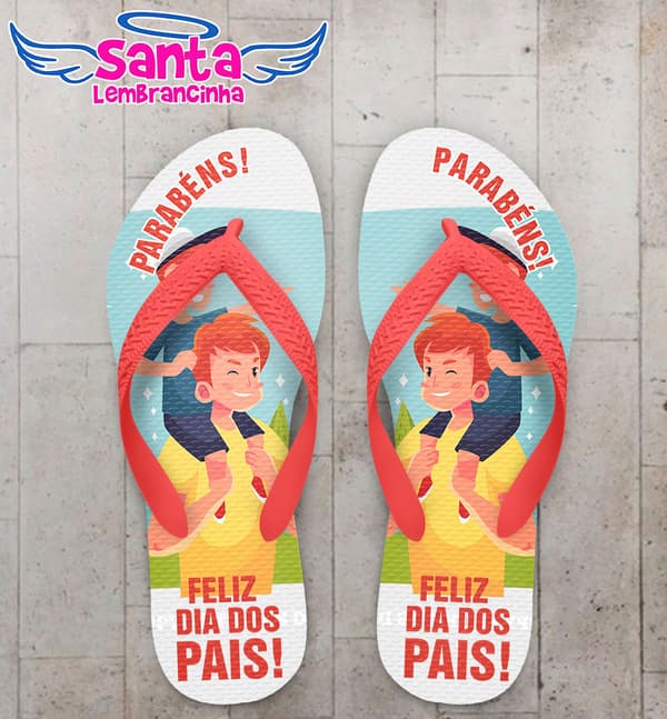 Chinelo Dia dos pais, Meu herói COD 5078