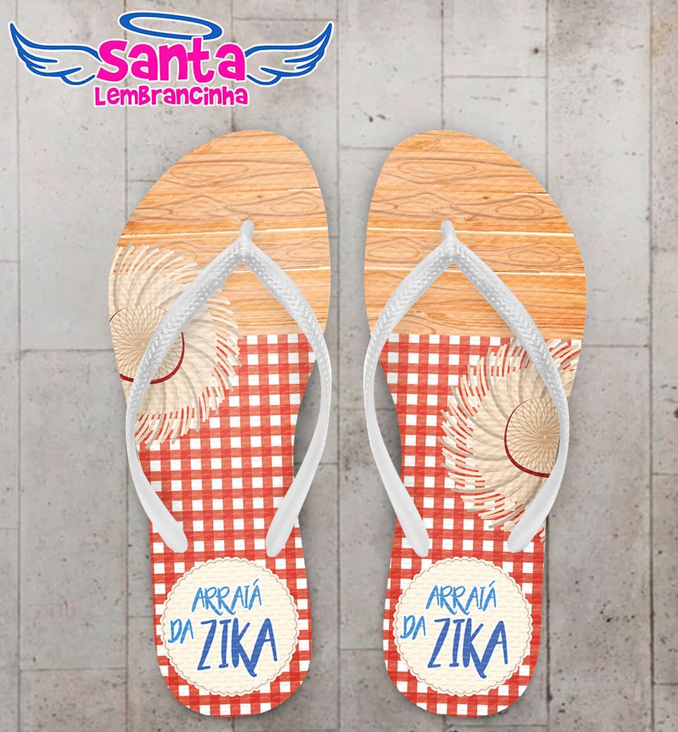 Chinelo Lembrancinha Festa Junina Personalizado COD 5036