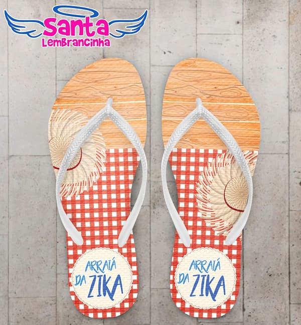 Chinelo Lembrancinha Festa Junina Personalizado COD 5036