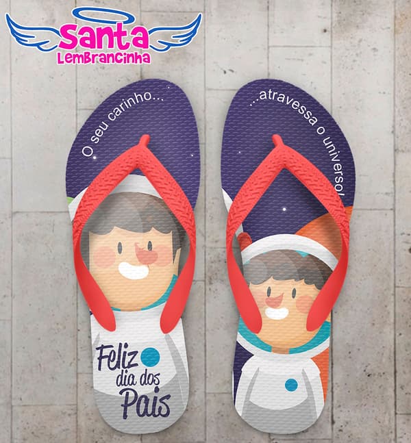 Chinelo Dia dos pais Astronauta COD 5067